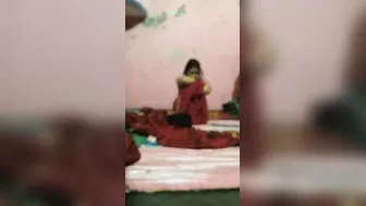 Sneaky Sex Under The Blanket While Family Sleeps In Next Room