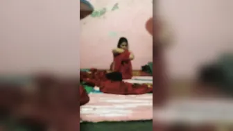 Sneaky Sex Under The Blanket While Family Sleeps In Next Room