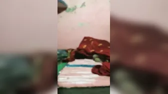 Sneaky Sex Under The Blanket While Family Sleeps In Next Room
