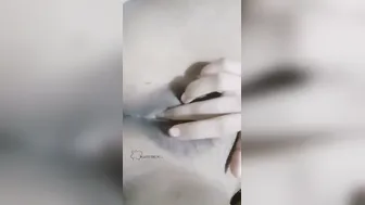 Naughty GF Fingering Herself Alone Making Video For Me