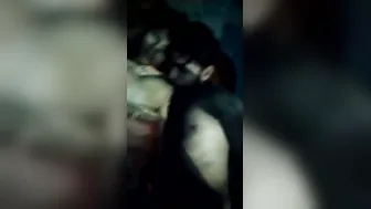 Young Newlyweds Enjoying Their First Night Sucking And Teasing