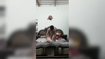 My Wife Bent Over Taking It Deep From Me Doggy Style On Our Bed