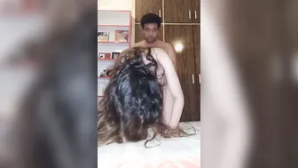 Wife Getting Fucked From Behind By Him In Their Bedroom At Night