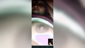 Cheating Wife Flashing Boobs And Stripping For Video Call Lover