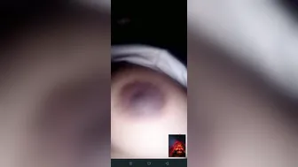 Cheating Wife Flashing Boobs And Stripping For Video Call Lover