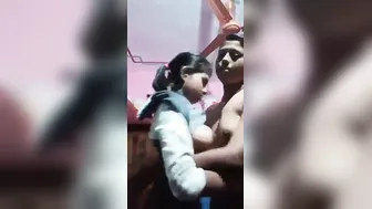 College Roommates Exploring Each Other During Late Study Night