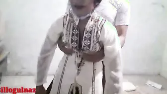 Young Maid On Her Knees Pleasing House Owner Before Work Starts