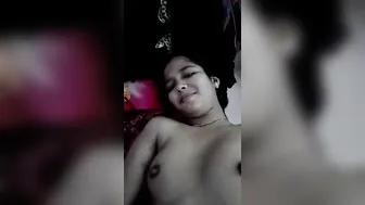 Indian Wife Lying In Bed Naked Ready For Hard Sex All Night