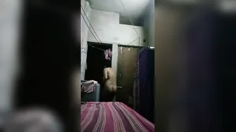 Stepmom Caught Naked By Curious Stepson Hiding Camera Footage