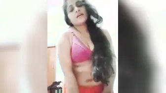 Big Boob Wife Showing Off Her Curves For Lover On Video Call