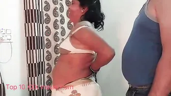 Indian Maid Getting Pounded Standing From Behind In The Kitchen