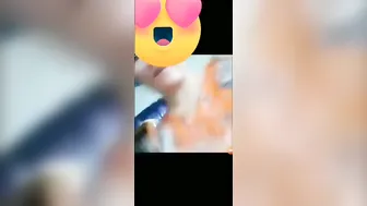 Horny Wife Teasing And Pressing Her Boobs On Video Chat Tonight