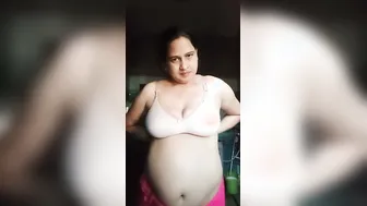 Mature Village Aunty Stripping Topless Dancing In Private Room