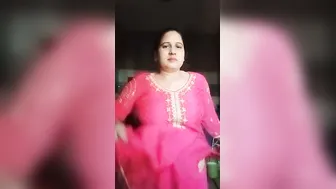 Mature Village Aunty Stripping Topless Dancing In Private Room