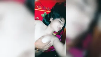 Beautiful Indian Babe Naked On Bed Waiting For BF Sex