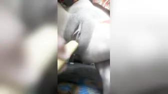 Desi GF Masturbating Her Tight Pussy With Stick At Home