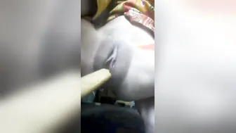 Desi GF Masturbating Her Tight Pussy With Stick At Home
