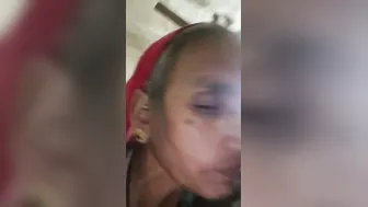 Older Indian Couple Enjoying Intimate Moments Caught On Camera