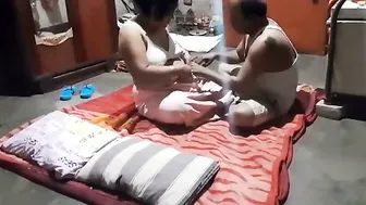 Mature Desi Couple Fucking Passionately In Their Bedroom At Night