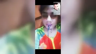 Naughty GF Spreading Her Pussy On Private Video Call Chat