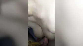 Indian Milf Sucking Dick While Heavy Boobs Swing Back And Forth
