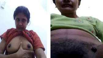 Mature Aunty Spreading Pussy Wide Open Outdoors In Hidden Spot