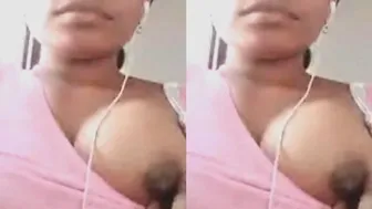 Sweet Desi Babe Accidentally Popping Boob Out Showing Nipples