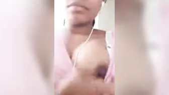 Sweet Desi Babe Accidentally Popping Boob Out Showing Nipples