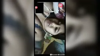 Cute GF Flashing Perky Tits For Him On Video Call Now