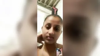 Indian Gf Getting Naked During Late Night Video Call Sex Chat