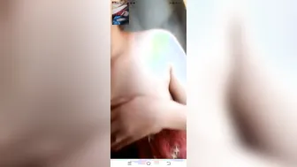 GF Stripping And Showing Everything On Video Chat