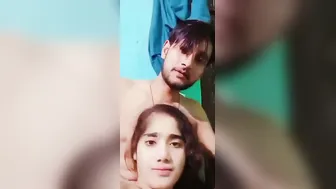 Massaging My GF Soft Milky Tits Before Going Further