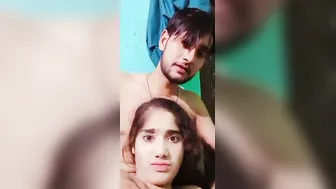 Massaging My GF Soft Milky Tits Before Going Further