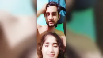 Massaging My GF Soft Milky Tits Before Going Further
