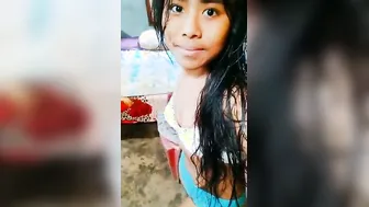 My GF Recording Her Perky Tits Just For Me To Watch