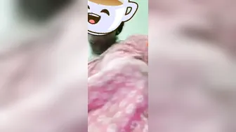My GF Teasing Me Showing Her Soft Tits On Video Call