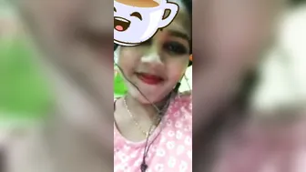 My GF Teasing Me Showing Her Soft Tits On Video Call
