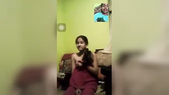 Lonely GF Stripping Naked During Late Night Video Call