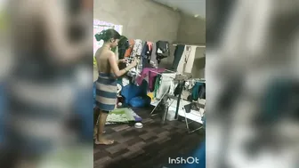 Hostel Roommate Changing Clothes Secretly Filmed Through Window