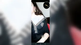 Cute GF Showing Off Her Perky Tits During Private Chat