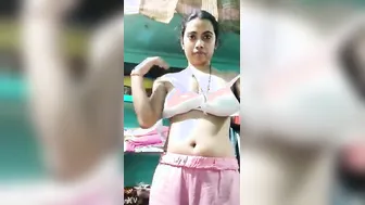 Fair Skinned GF Getting Naked On Video Call Going Viral