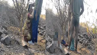 Cheating Wife Fucking Outdoors With Her Lover Viral Scandal