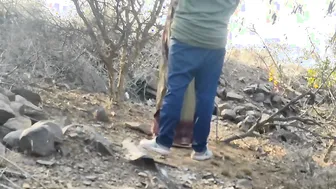 Cheating Wife Fucking Outdoors With Her Lover Viral Scandal