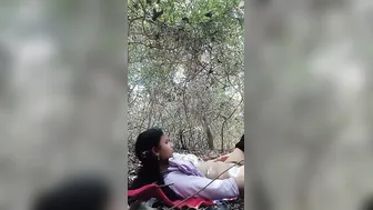Horny Lovers Fucking Deep In The Jungle Caught On Phone Camera