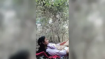 Horny Lovers Fucking Deep In The Jungle Caught On Phone Camera