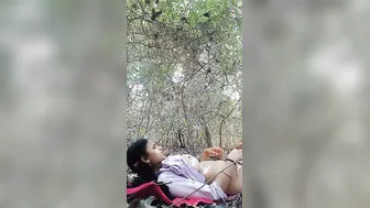 Horny Lovers Fucking Deep In The Jungle Caught On Phone Camera