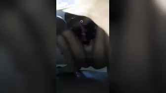 Desi GF Spreading Wide In The Bathroom Revealing Her Pussy