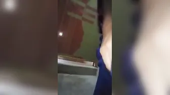 Desi GF Spreading Wide In The Bathroom Revealing Her Pussy