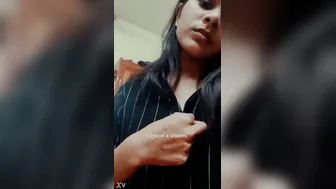 Petite Babe Showing Off Her Small Tits For The Camera Shyly