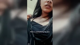 Petite Babe Showing Off Her Small Tits For The Camera Shyly